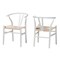 Baxton Studio Paxton Modern White Finished Wood 2Piece Dining Chair Set 224-2PC-12345-ZORO - alternate 7